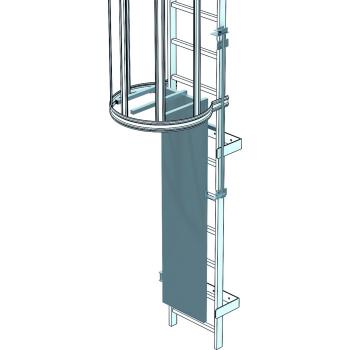 Zarges fixed ladder Swivelling safety gate for escape ladders